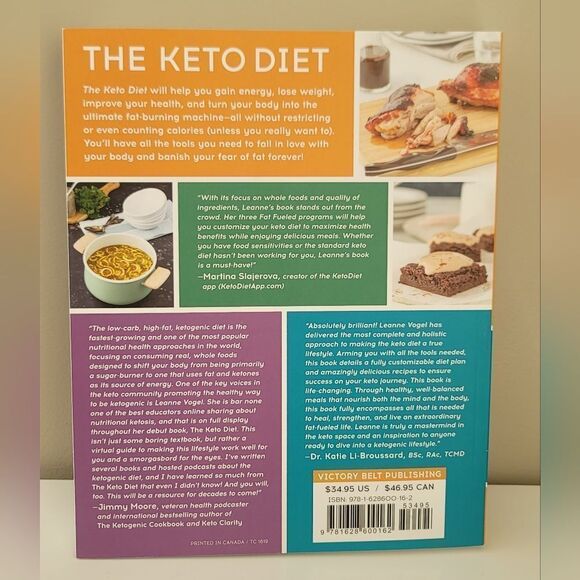 Keto Diet Cookbook Leanne Vogel New #529 - Picture 3 of 14